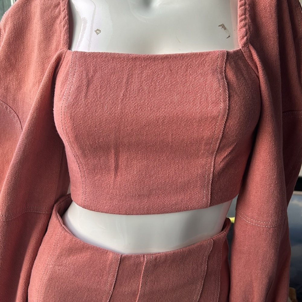 Free People Pink Skirt Set - Picture 9 of 9